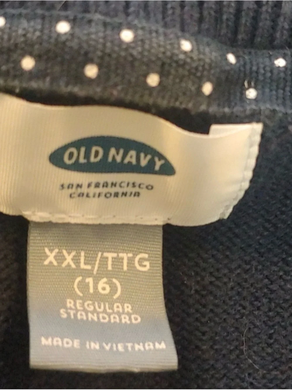Old Navy Dark Navy V-Neck Long Sleeve Tee